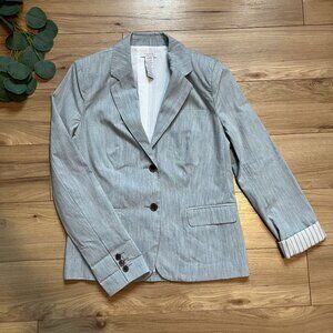 ALFRED Sung Grey Blazer Long Sleeves Size Medium Woman